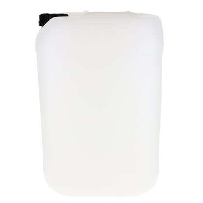 Jerrycan 25ltr transparant din 61 verzegelbare dop UN