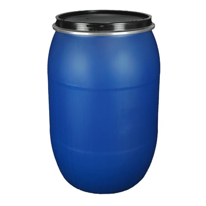 HDPE dekselvat UN 220ltr blauw 