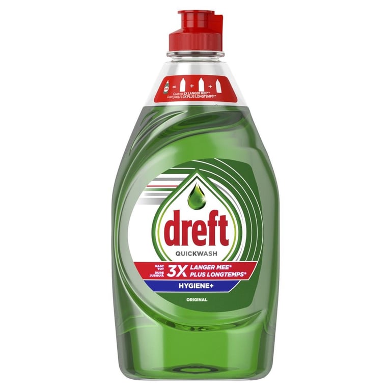 Dreft Quickwash handafwasmiddel hygiene+ Original 425ml