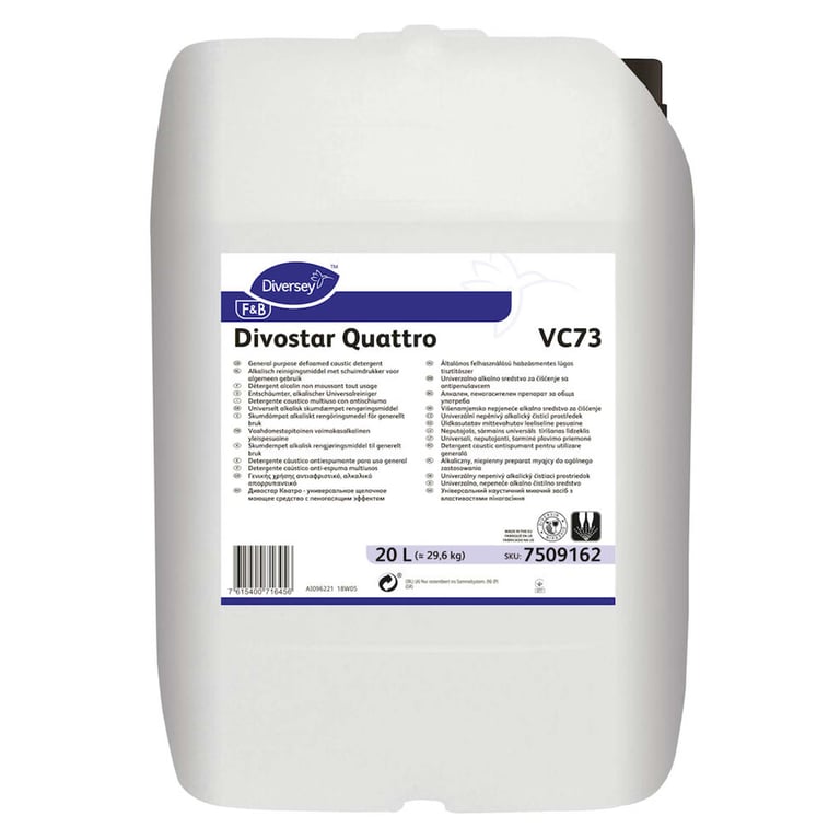 Divostar Quattro VC73 sterk alkalisch schuimremmend reinigingsmiddel