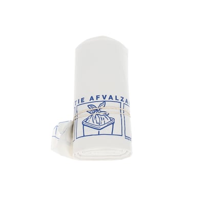 CaluClean afvalzak incontinentie 50x60cm  wit MDPE T30 16st