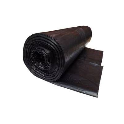 Afvalzak 90x125cm zwart HDPE T25 20st