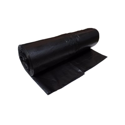 Afvalzak 90x125cm zwart HDPE T25 20st