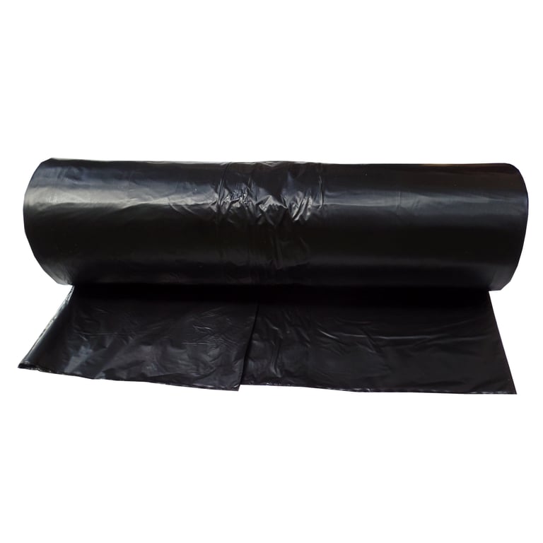 Afvalzak 90x125cm zwart HDPE T25 20st