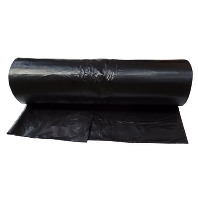 Afvalzak 90x125cm zwart HDPE T25 20st 