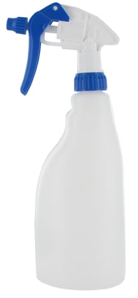 Diversey flacon blanco 500ml met blauwe spraytrigger