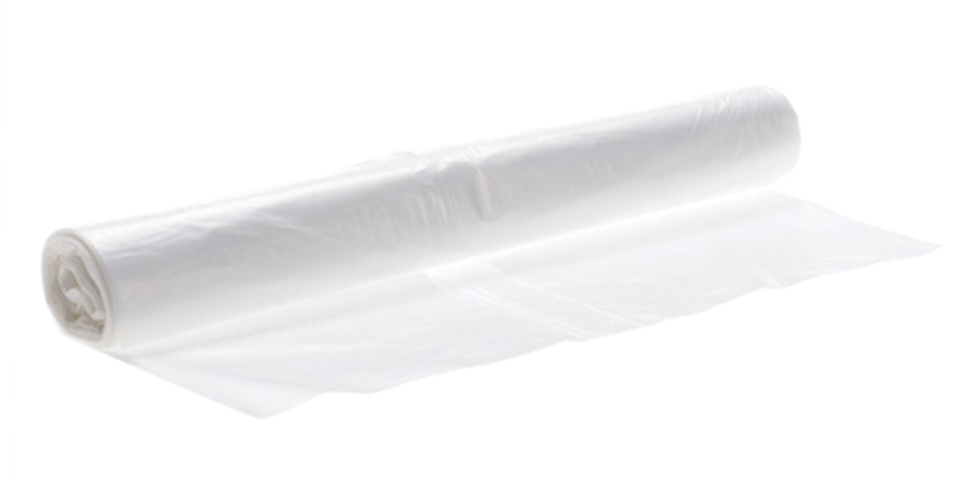 Afvalzak 90x125cm transparant HDPE T25