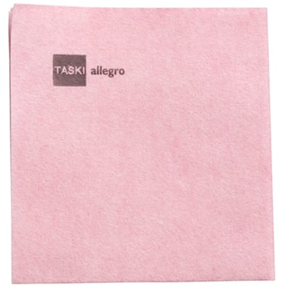 Taski Allegro semi-disposable poetsdoek rood 38x40cm 100st