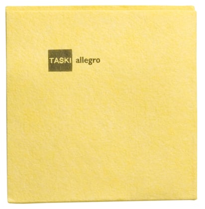 Taski Allegro semi-disposable poetsdoek geel 38x40cm 100st