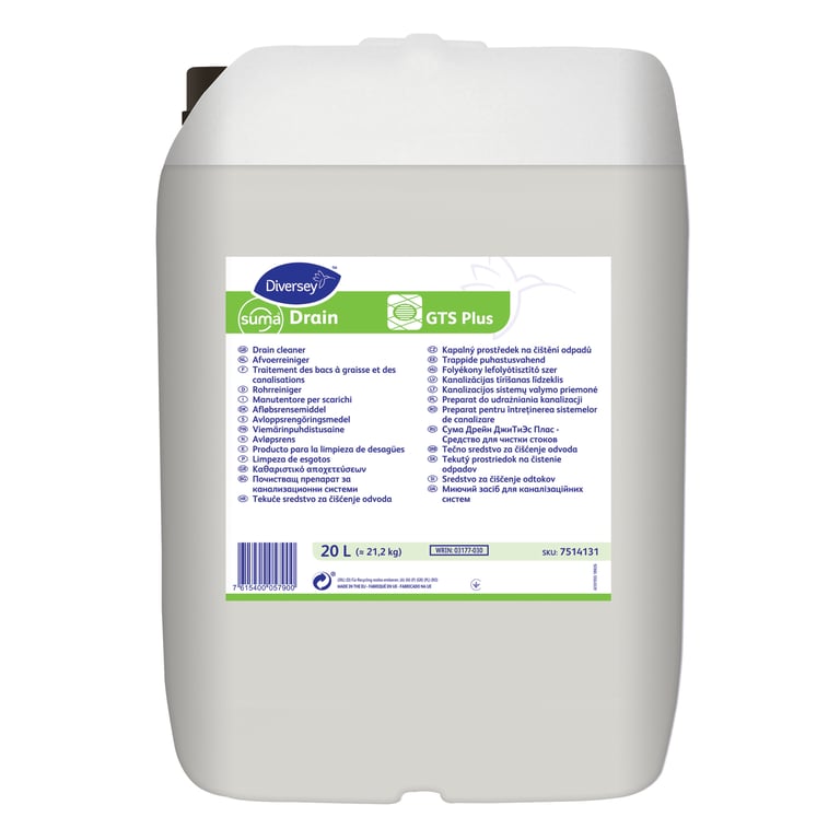 Suma Drain GTS Plus afvoerreiniger 20ltr