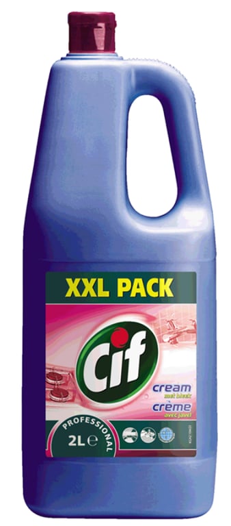Cif Cream schuurmiddel 2ltr met bleek