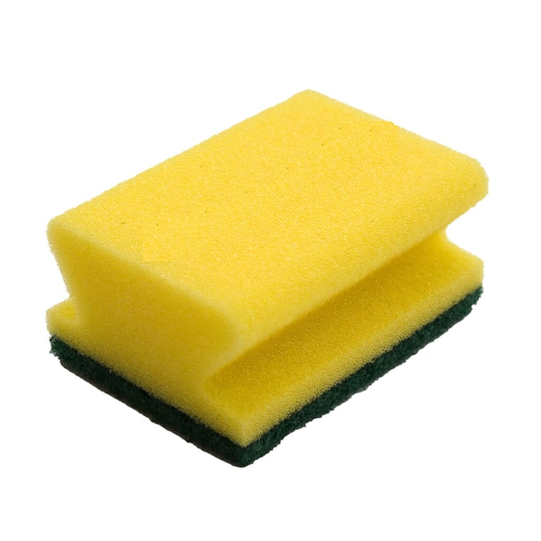 Taski schuurspons klein 100st groen geel