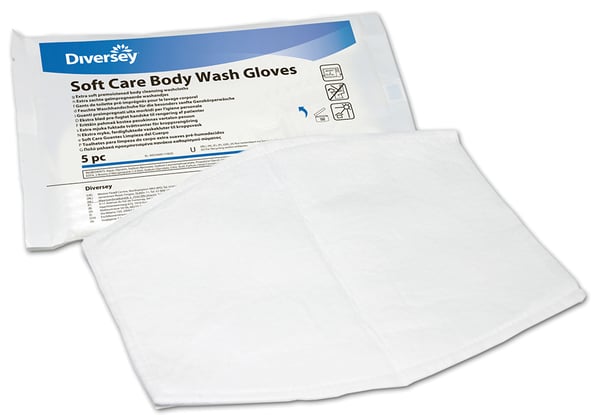 Soft Care body wash gloves 5 stuks 