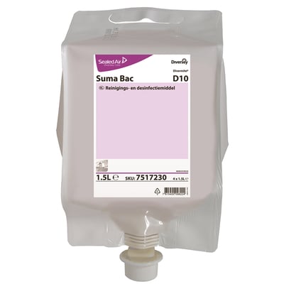 Suma Bac D10 reinigings- en desinfectie middel 1,5ltr