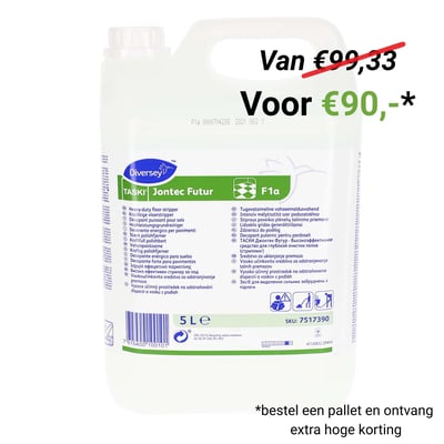 Taski Jontec Futur F1A 5ltr  krachtige vloerwasstripper