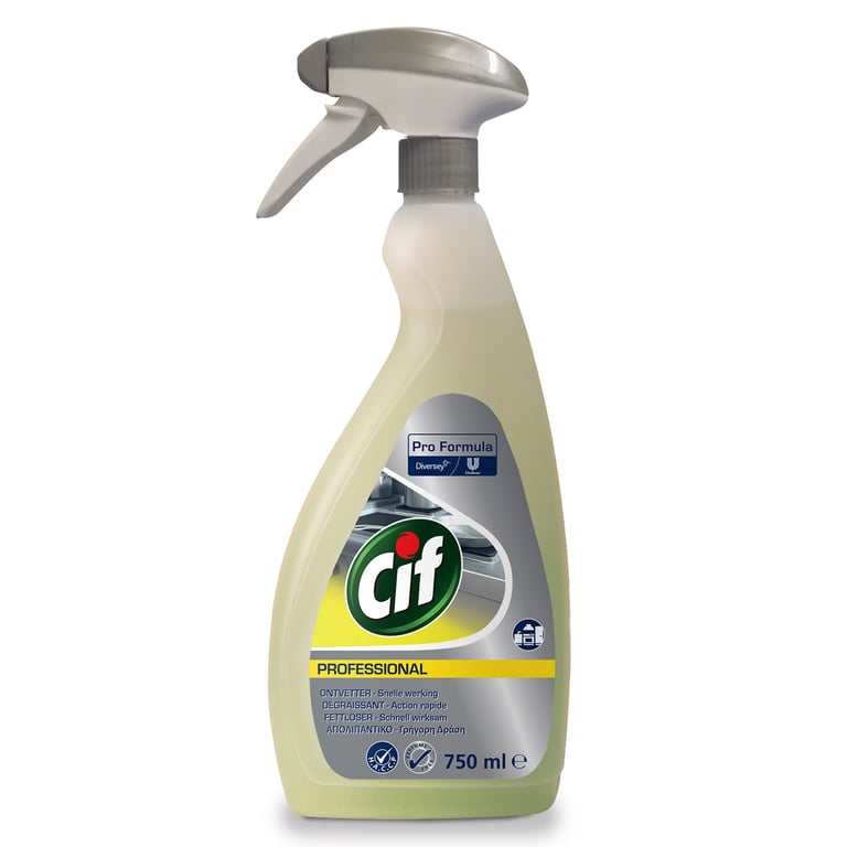 Cif krachtige keukenontvetter sprayflacon 750ml