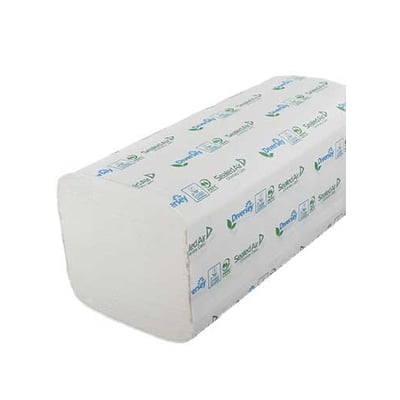 Diversey vouwhanddoek cellulose V-gevouwen 2-lgs 20x200 vel