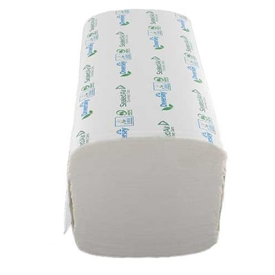 Diversey vouwhanddoek cellulose V-gevouwen 2-lgs 20x200 vel