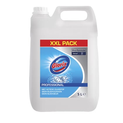 Glorix pro formula toiletreiniger O2 zonder chloor 5ltr 