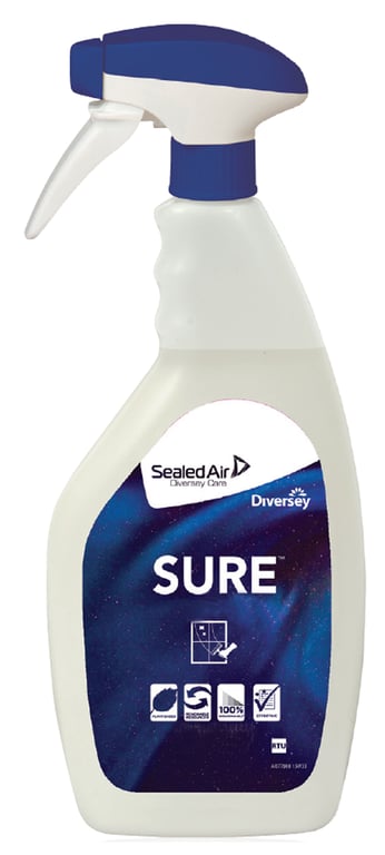 Sure Glass oppervlak en interieur cleaner sprayflacon leeg 0,75ltr