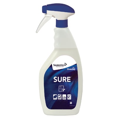 Sure Glass / Surface & Interior cleaner sprayflacon leeg 0,75ltr