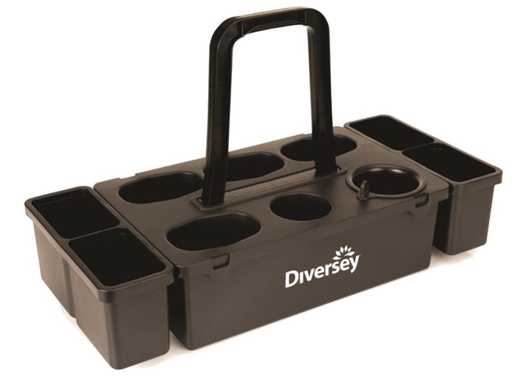 Diversey draagbare kunststof mand blauw