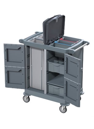 Diversey Protect gesloten trolley klein 