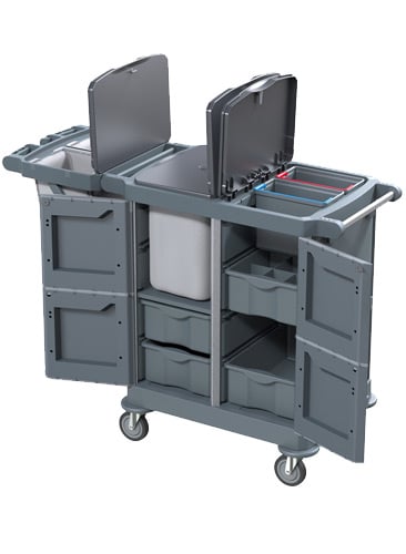 Diversey Protect gesloten trolley groot