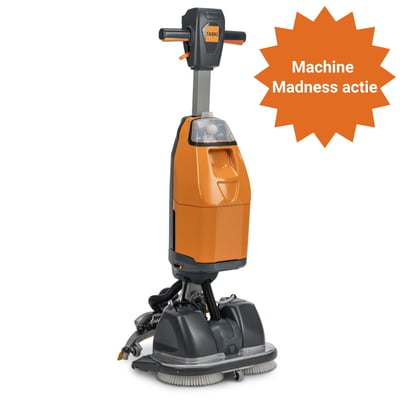 Taski Swingo 250 Micro schrobzuigmachine inclusief lader en batterijen en borstels