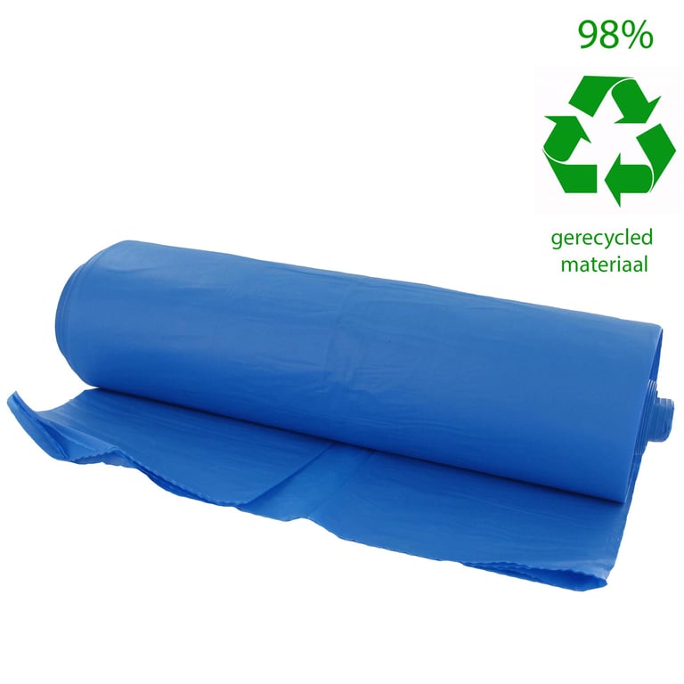 CaluClean afvalzak 90x110cm blauw
