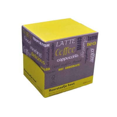 Limetta roerstaafje hout 110x5x1mm 2000st