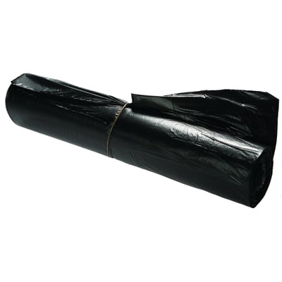 Afvalzak 50x55cm zwart HDPE T15 50st
