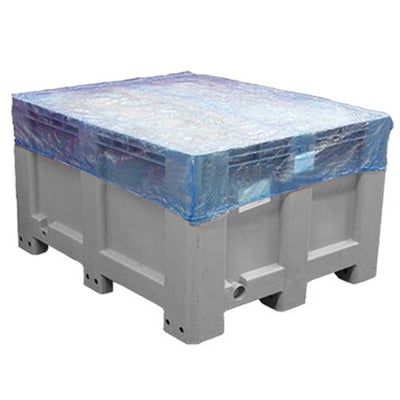 Comfort hoes PE 105x125x25cm 20x10st blauw