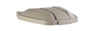 Rubbermaid deksel voor mobiele container 110ltr beige