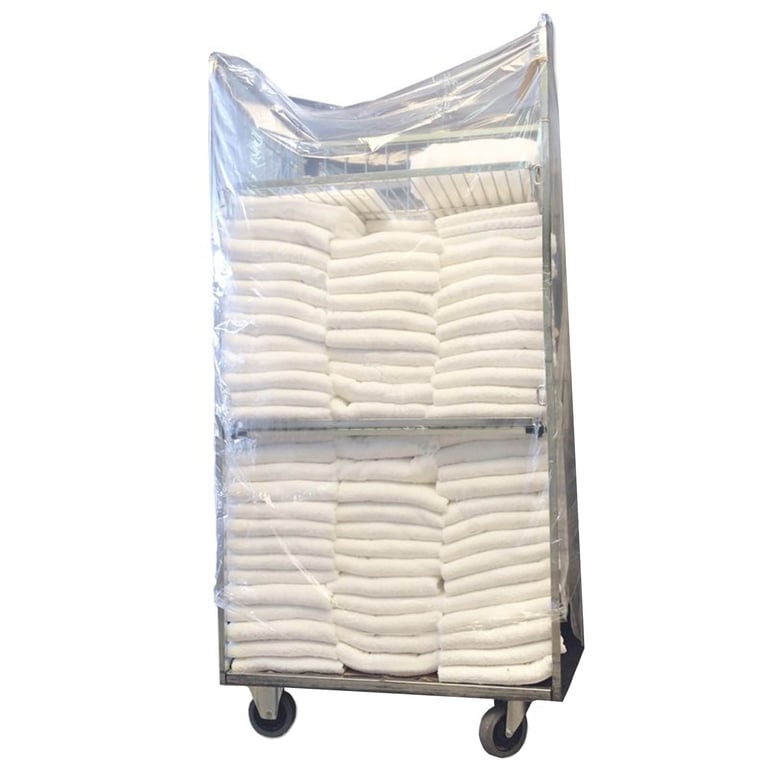 CaluClean containerhoes 100/30x190cm transparant LDPE 15my 200st