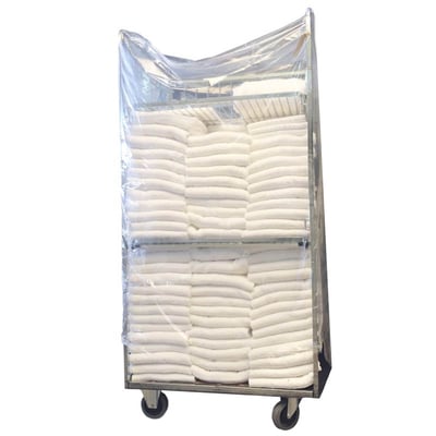CaluClean containerhoes 100/30x190cm transparant LDPE 15my 200st