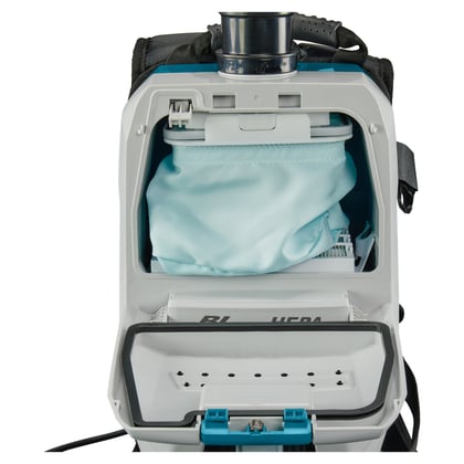 Makita 40V Max rugstofzuiger incl. snellader en 2 accu's