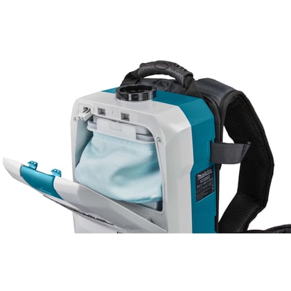 Makita VC008GM201 rugstofzuiger XGT 40V Max inclusief snellader en 2 batterijen