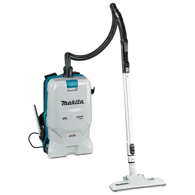 Makita VC011GM2NL1 rugstofzuiger XGT 40V max inclusief snellader en 2 batterijen