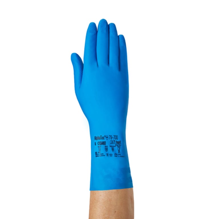 Ansell Virtex 79-700 nitrilhandschoen blauw