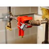 Brady vergrendelsysteem voor kogelkranen leidingdiameter 203,20mm rood