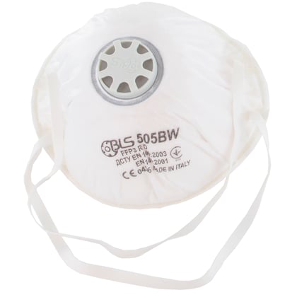 CaluPrevent BLS 505BW stofmasker FFP3 met ventiel EN 149:2001+A1 2009