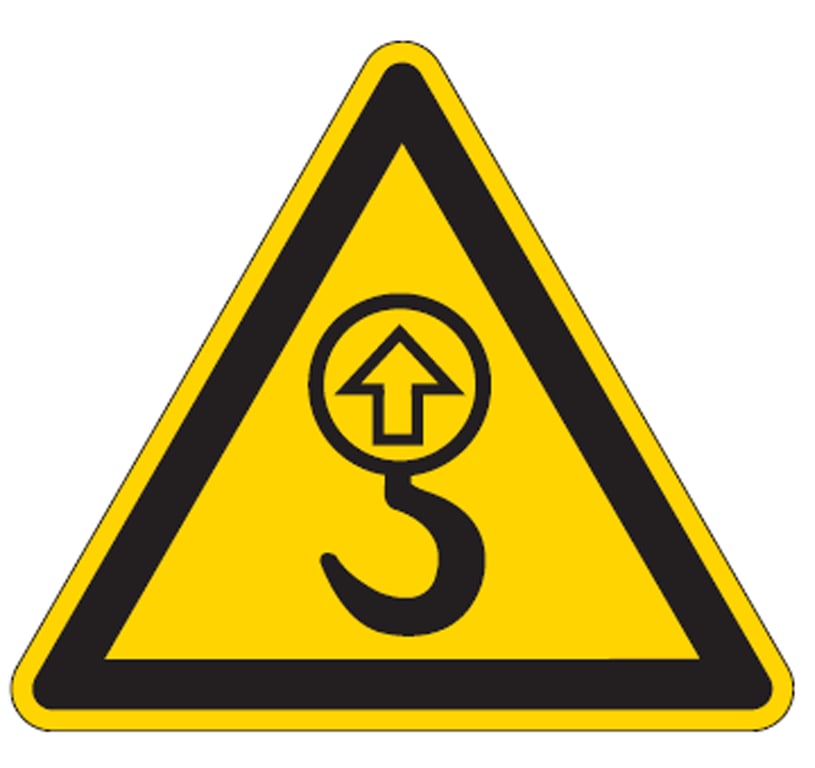 Brady sticker "ankerpunt" gelamineerd polyester 100mm 3st