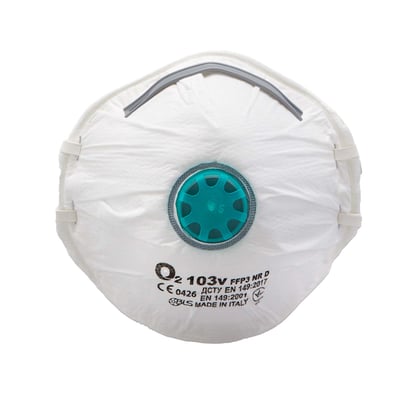 CaluPrevent BLS 103V stofmasker FFP3 met ventiel EN149:2001en A1: 2009