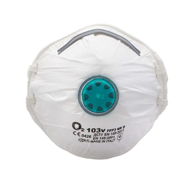 CaluPrevent BLS 103V stofmasker FFP3 met ventiel  EN149:2001en A1: 2009