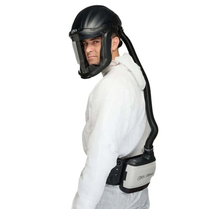 CaluPrevent BLS Kit 2700next, motorunit, heupriem, acculader, 2 luchtstroommeters en voorfilter