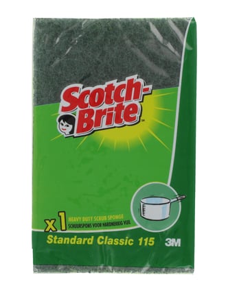 3M Schuurspons Scotch-Brite groen 115x75mm
