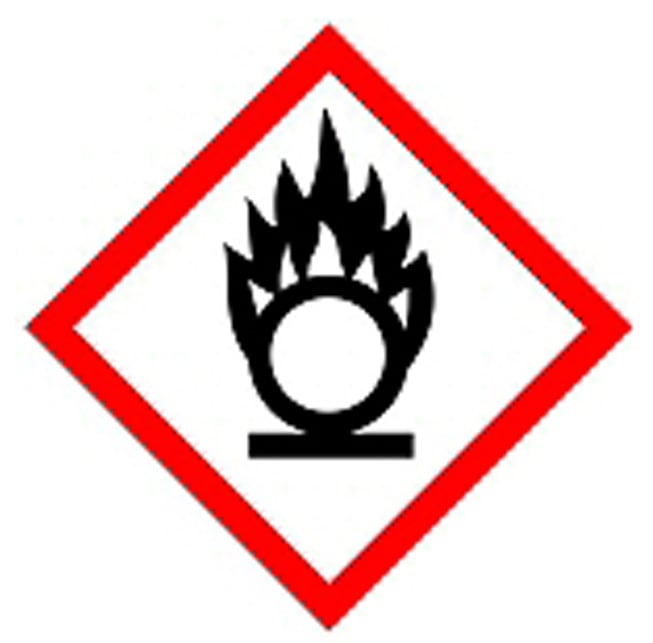 Brady GHS symbool "Brandbevorderend" PIC1803 100x100mm