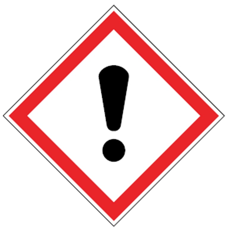 Brady GHS symbool "Schadelijk" polyester 50x50mm 250st continue op rol