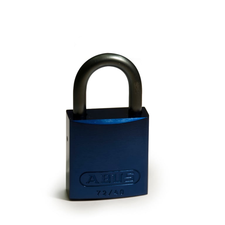 Brady hangslot aluminium met beugel van 25mm